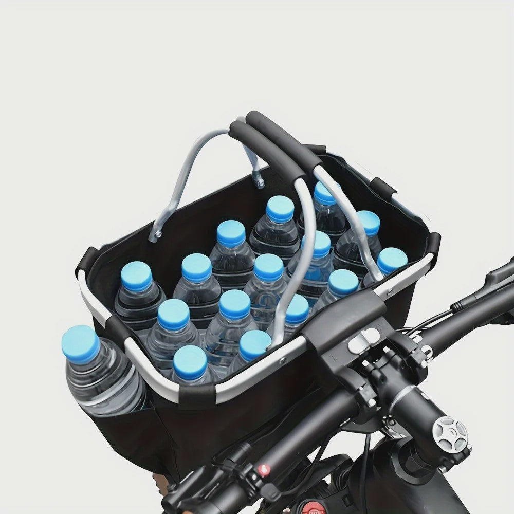 Opvouwbare Fietsmand voor Huisdieren & Boodschappen - Afneembaar met Quick Release