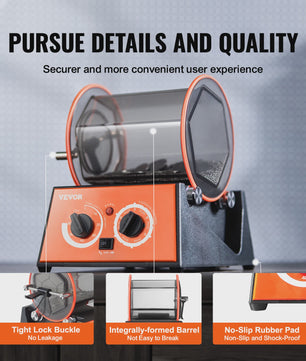 Professionele Rotary Tumbler Polijstmachine voor Sieraden & DIY - 3kg/5kg Capaciteit