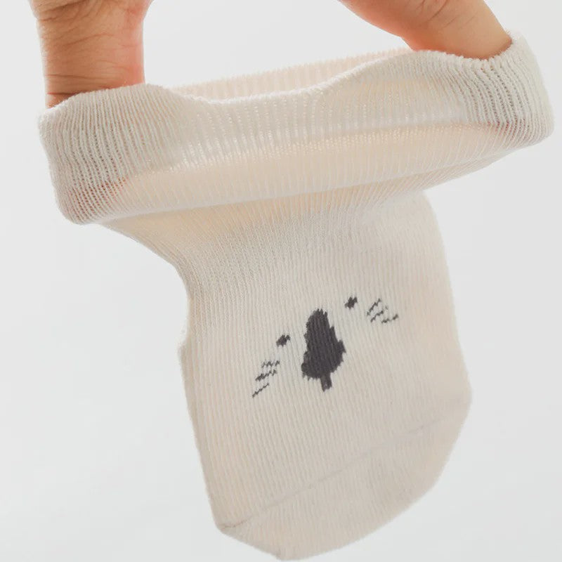 Schattige Baby Sokken met Dierenprint - Antislip & Ademend voor Jongens en Meisjes