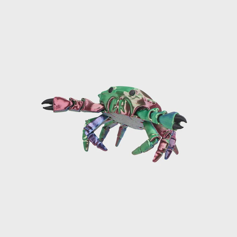 Flexibele 3D Geprinte Krab Speelgoed met Beweegbare Gewrichten - Decoratie & Cadeau