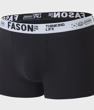 Herenshorts Boxer Briefs 4-Pack - Zwart, Blauw, Grijs - Polyester/Spandex