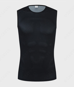 Heren Wielren Base Layer - Sneldrogend en Reflecterend Sportonderhemd