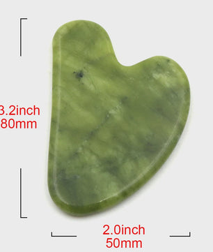 Gua Sha Schraper Gezichtsmassage Tool van Natuursteen voor Huidverzorging