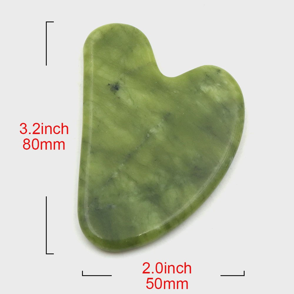 Gua Sha Schraper Gezichtsmassage Tool van Natuursteen voor Huidverzorging