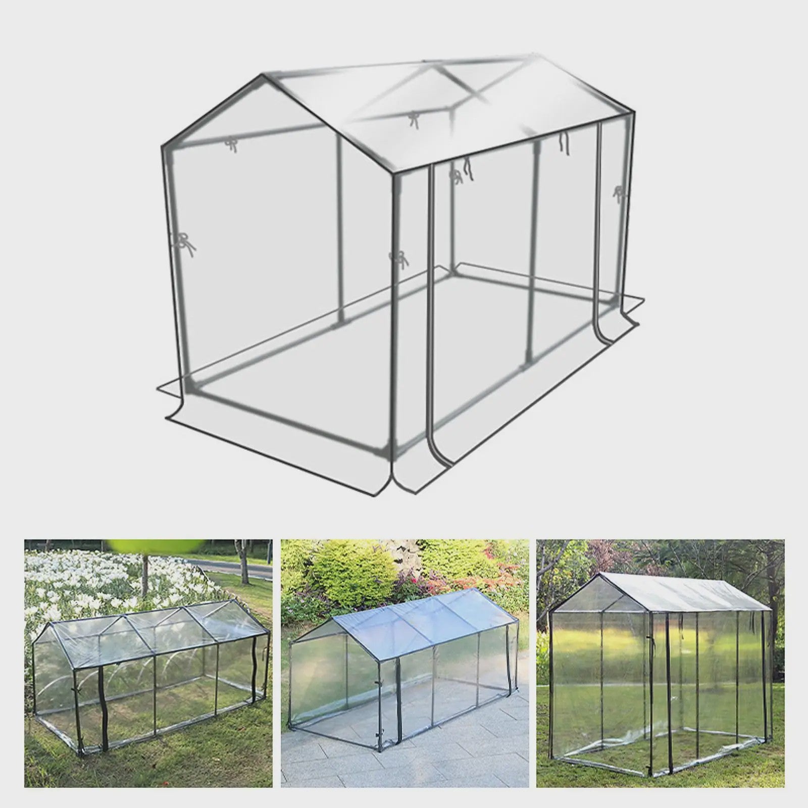 Mini Kas Tent - Eenvoudig Op te Zetten Kweekkas voor Binnen en Buiten