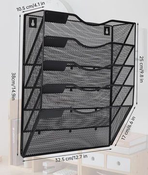 Wandrek Metaal Gaas 5 Vakken - Documenten, Tijdschriften & Brieven Organizer