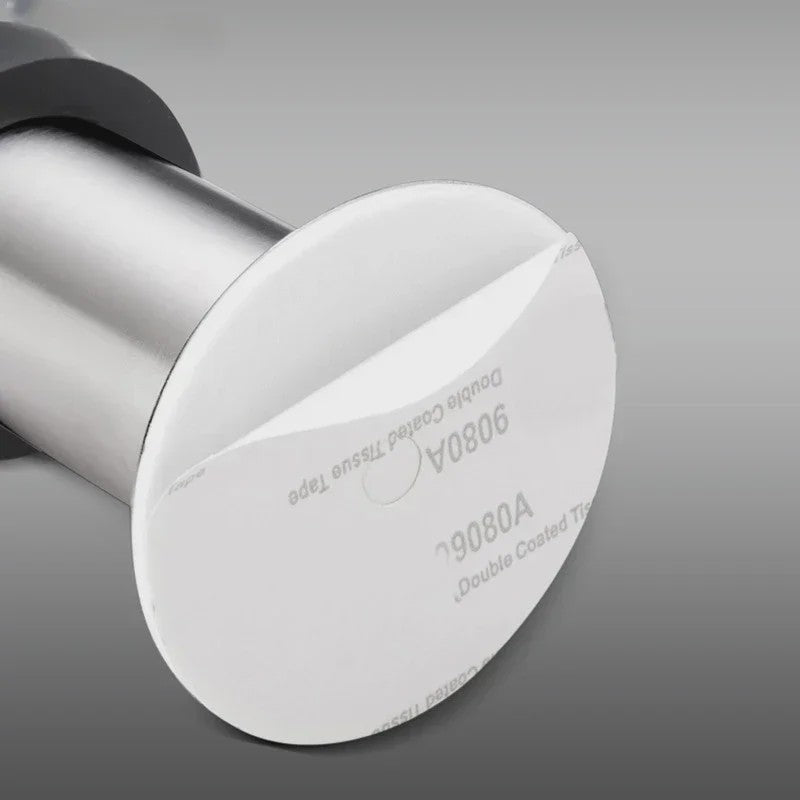 RVS Deurstoppers met Rubber - Duurzame Bescherming voor Vloer en Muur
