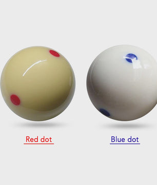 Billiard Trainingsbal met 6 Blauwe Stippen - 57.2mm Standaard Pool Keu Biljartbal
