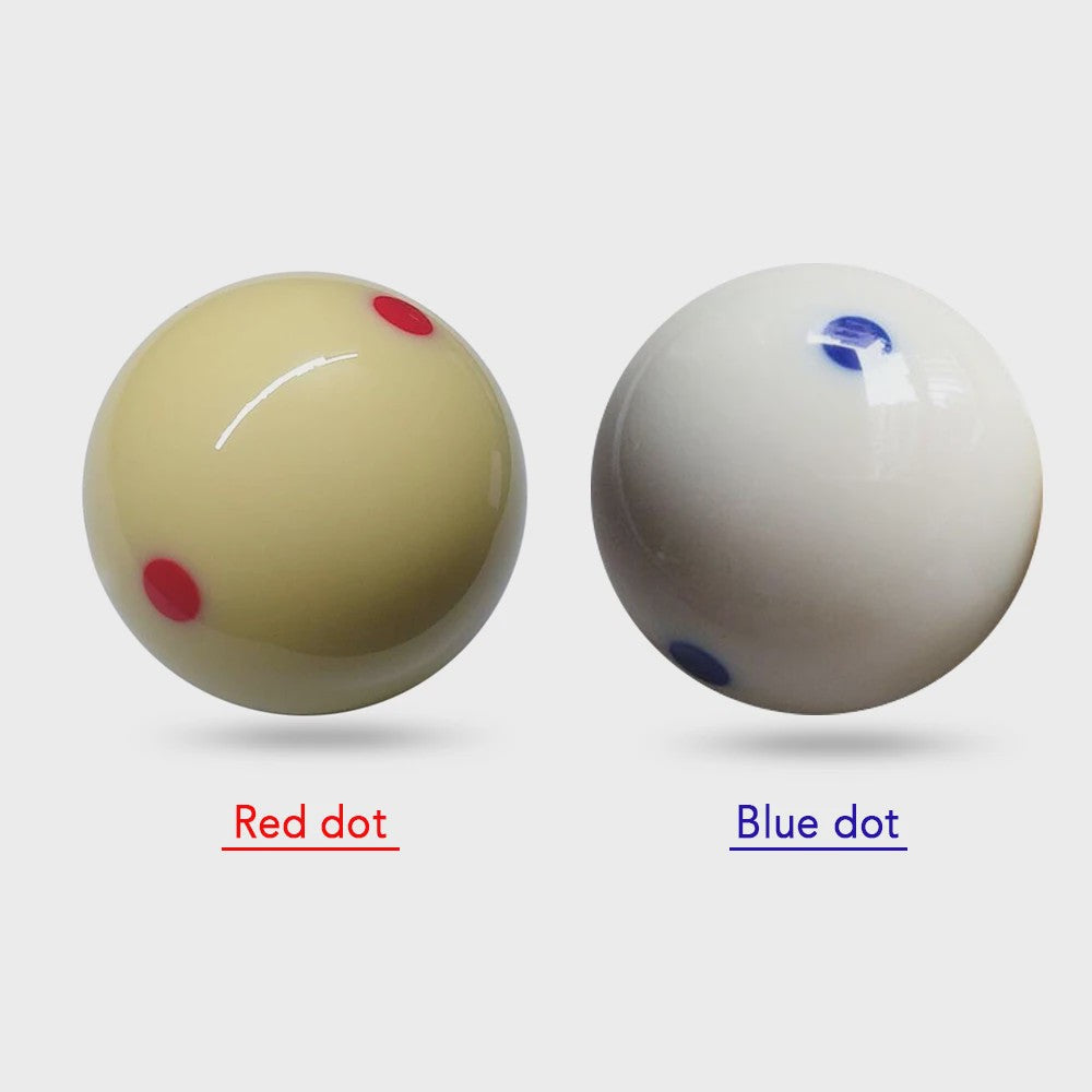 Billiard Trainingsbal met 6 Blauwe Stippen - 57.2mm Standaard Pool Keu Biljartbal