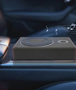 Ultra Slim 8-Inch Actieve Auto Subwoofer - Compacte Bass Audio met 600W Vermogen (12V)