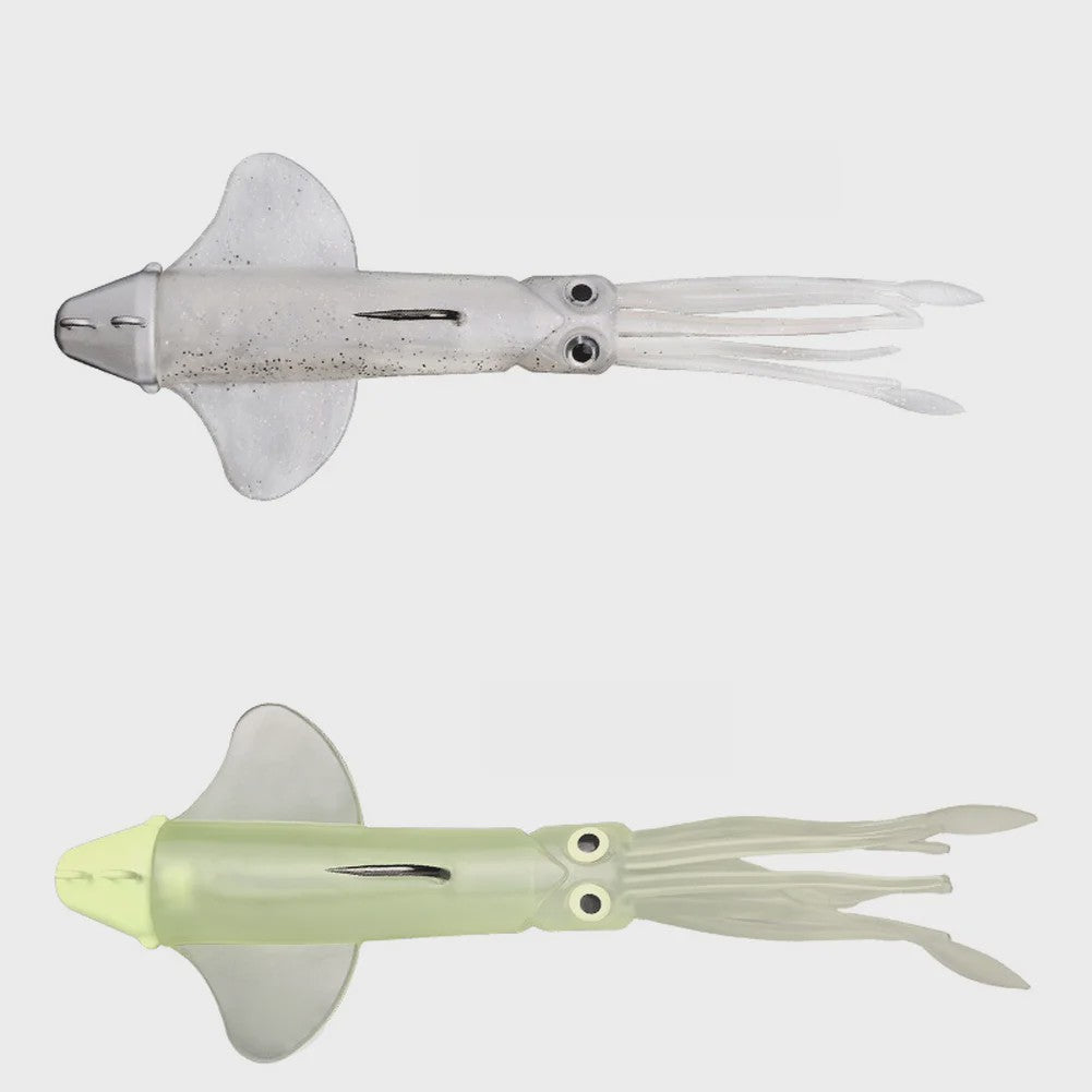 Zachte Kunstaas Inktvis 120g/150g/200g - Realistisch Ontwerp voor Tonijn & Marlin Visserij