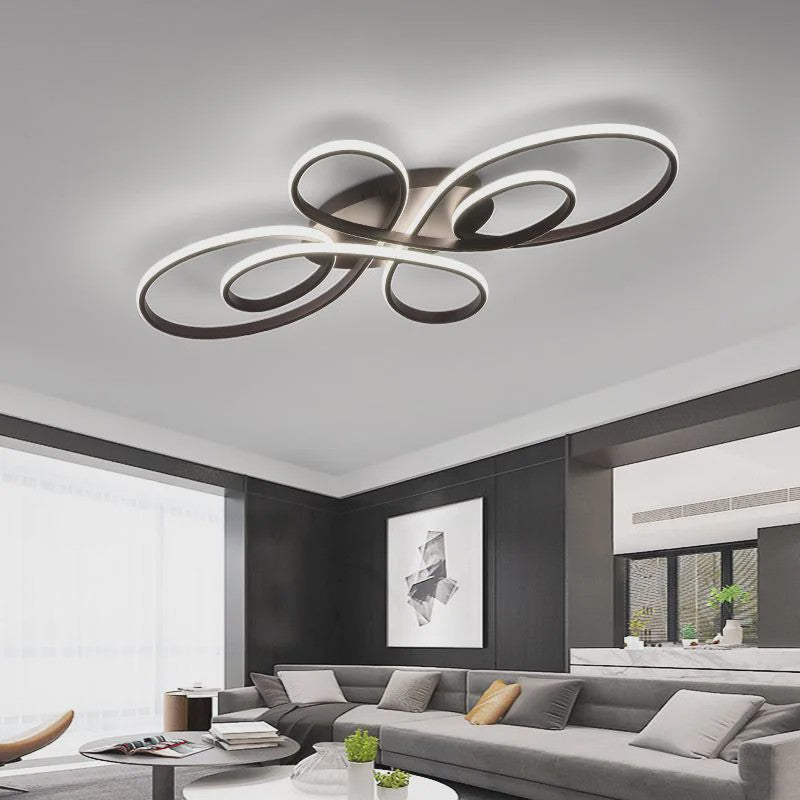 Moderne LED Plafondlamp met Afstandsbediening - Dimbare Plafondverlichting voor Woonkamer