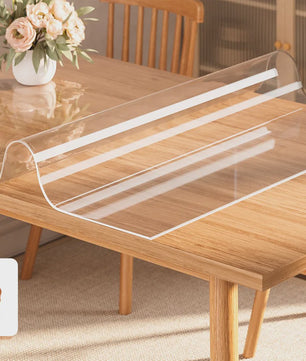 WOLTU Kristalhelder Transparant Tafelzeil 2mm Dik - Waterdichte Beschermhoes voor Eettafel & Bureau