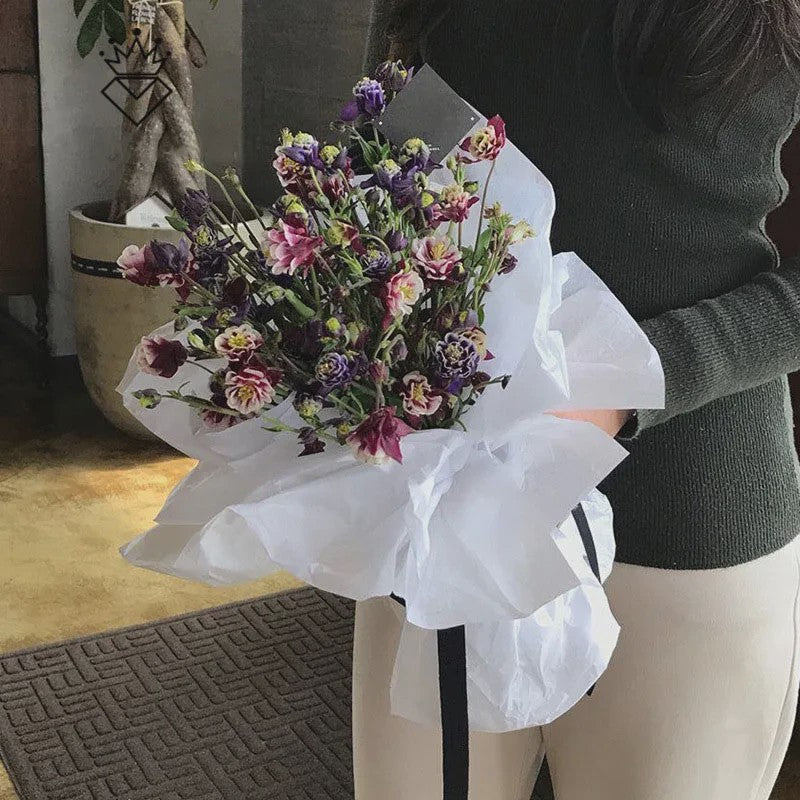 40 Vellen Decoratief Tissuepapier 75x52cm - Ideaal voor Bloemen, Cadeaus & Knutselen