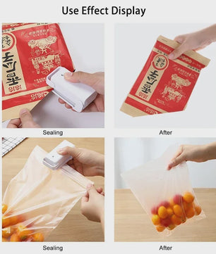Draagbare Mini Heat Sealer - Sluit Plastic Zakken Snel en Gemakkelijk