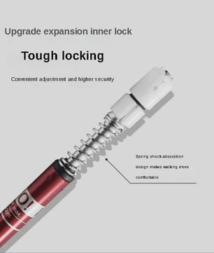 2x Lichtgewicht Aluminium Trekkingstokken - Verstelbaar & Opvouwbaar - Ideaal voor Wandelen & Outdoor