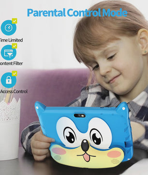 Kinder Tablet 7 Inch Android 13 - 4GB RAM/64GB Opslag - Educatief & Leuk Cadeau - WiFi 5G