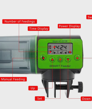 Automatische Visvoeder Automaat - Slimme Timer voor Aquarium