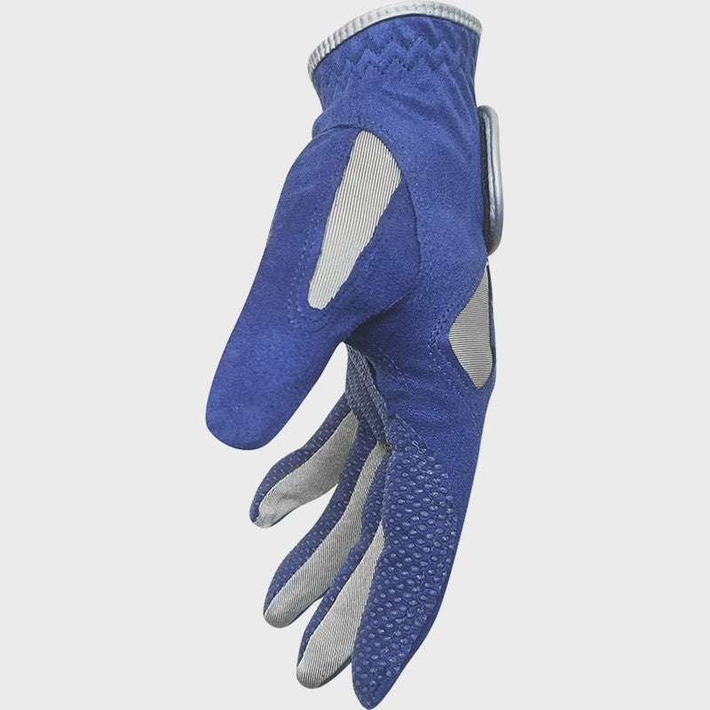 GVOVLVF Golfhandschoen Heren - Verbeterde Grip, Ademend & Comfortabel - Blauw/Wit