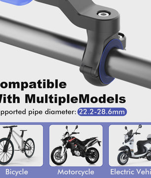 Universele Fiets- en Motor Telefoonhouder - 360° Draaibaar & Veilig