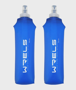 Opvouwbare Siliconen Waterfles 500ml met Rietje - BPA-vrij voor Sport & Reizen
