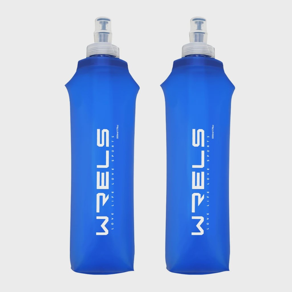 Opvouwbare Siliconen Waterfles 500ml met Rietje - BPA-vrij voor Sport & Reizen