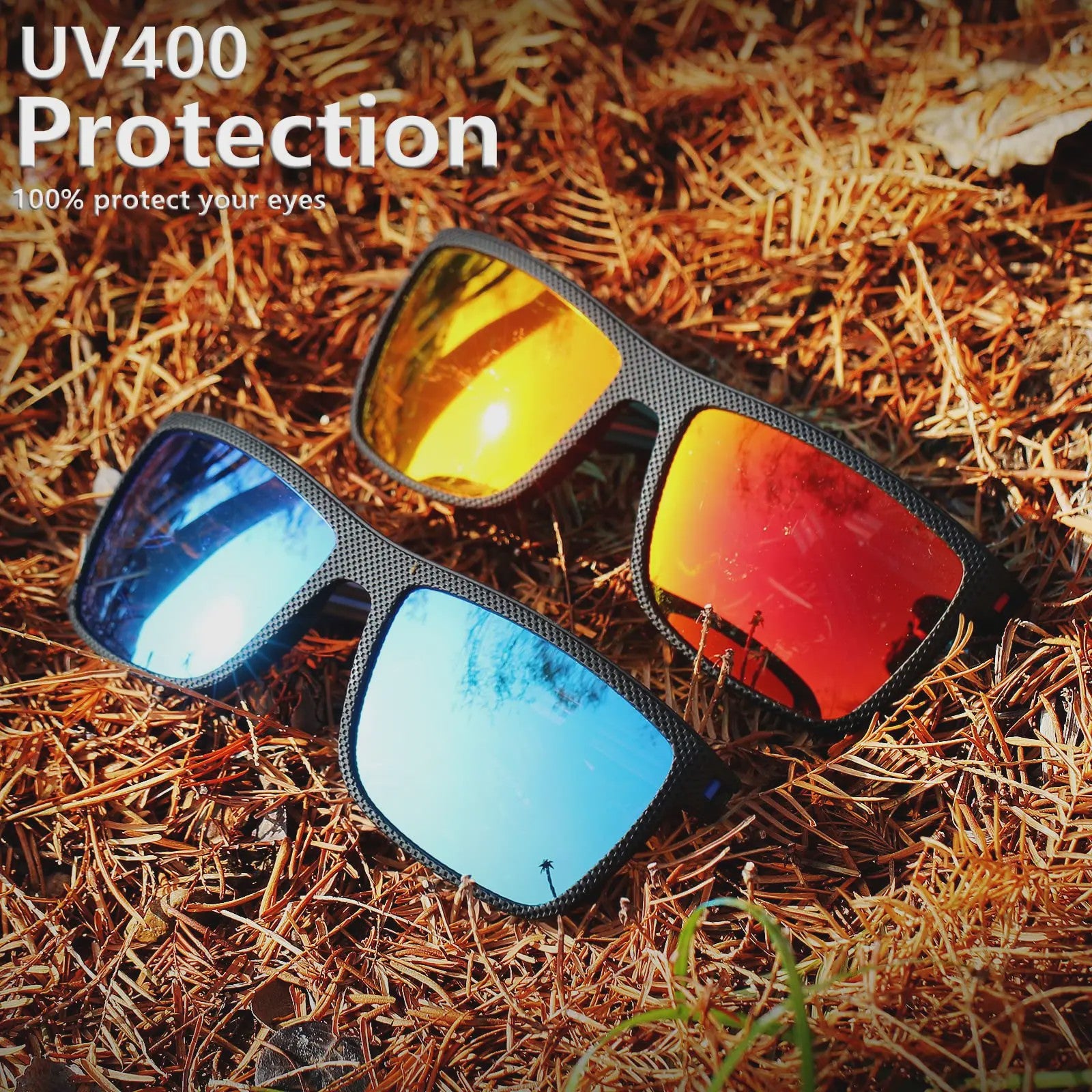 Designer Polarized Zonnebrillen Set voor Heren & Dames | UV400 Bescherming | Ideaal voor Buitenactiviteiten