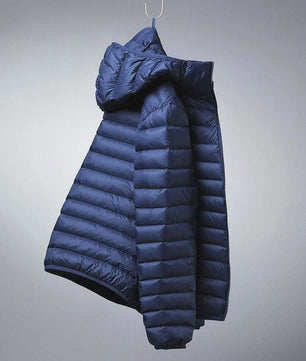 Lichte Heren Winterjas met Capuchon - Strak Design & Warmte