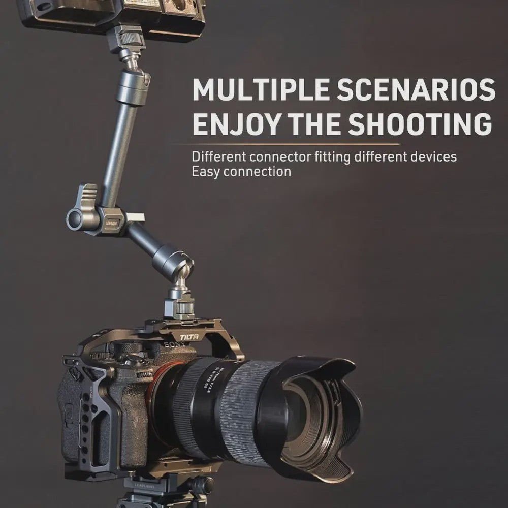 LEAPLIGHT Magic Arm 360° Rotatie met Balhoofd voor Camera, Livestreaming & Vloggen