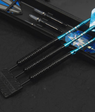 Huanqu 19g Dartpijlen Set: Professionele Iron Darts met Antislip Grip, Inclusief Opbergdoos en Accessoires