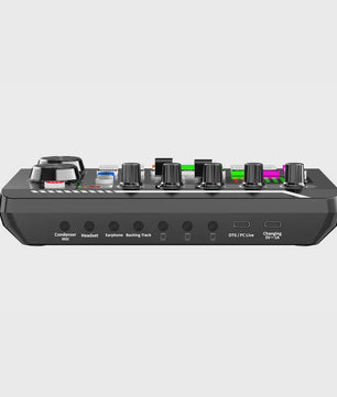 F998 Live Streaming Sound Card: DJ Mixer, Voice Changer & Audio Effecten