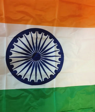Indiase Vlag Tiranga - Polyester 3x5ft & 2x3ft met Messing Oogjes