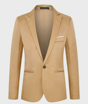 Luxe Heren Blazer - Slim Fit Zakelijk Casual Jasje
