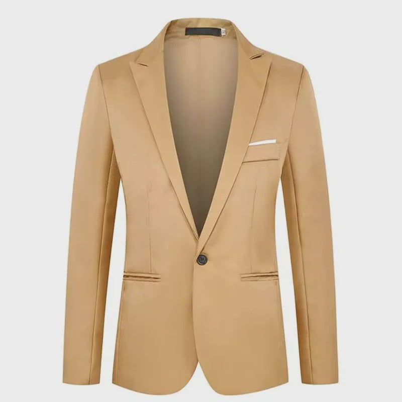 Luxe Heren Blazer - Slim Fit Zakelijk Casual Jasje