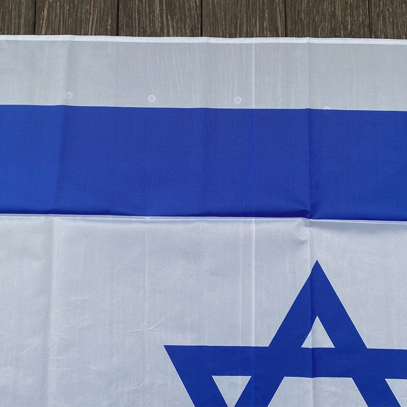Israëlische Vlag 90x150cm - Polyester Nationale Vlag van Israël