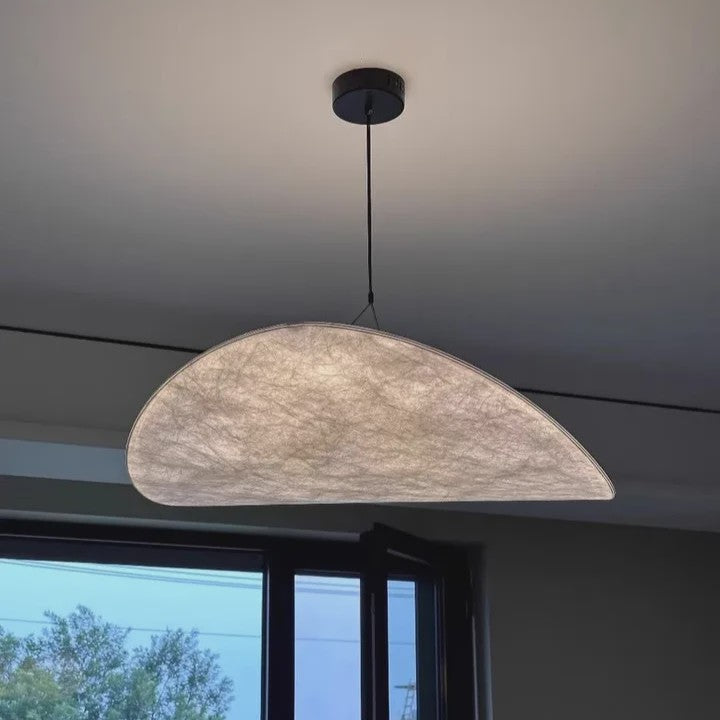 Nordic Stijl Zijde LED Hanglamp - Sfeervolle Verlichting voor Woonkamer en Eetkamer