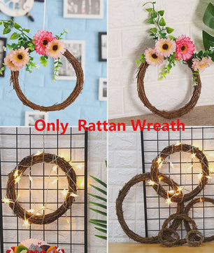 Natuurlijke Rotan Krans - 8-30cm - Kerst, Feest & Decoratie