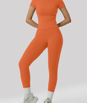 Dames Yogaset: Body-fitting Sneldrogende Sportkleding voor Fitness en Yoga