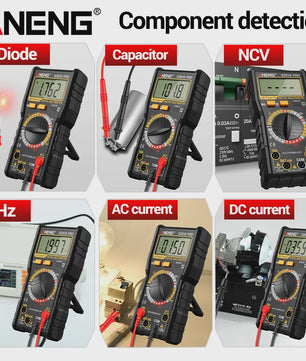 ANENG Digital Multimeters Rechargeable SZ818 Professional AC/DC Voltage NCV Ammeter Voltmeter HFE Triode Capacitor Test Tools