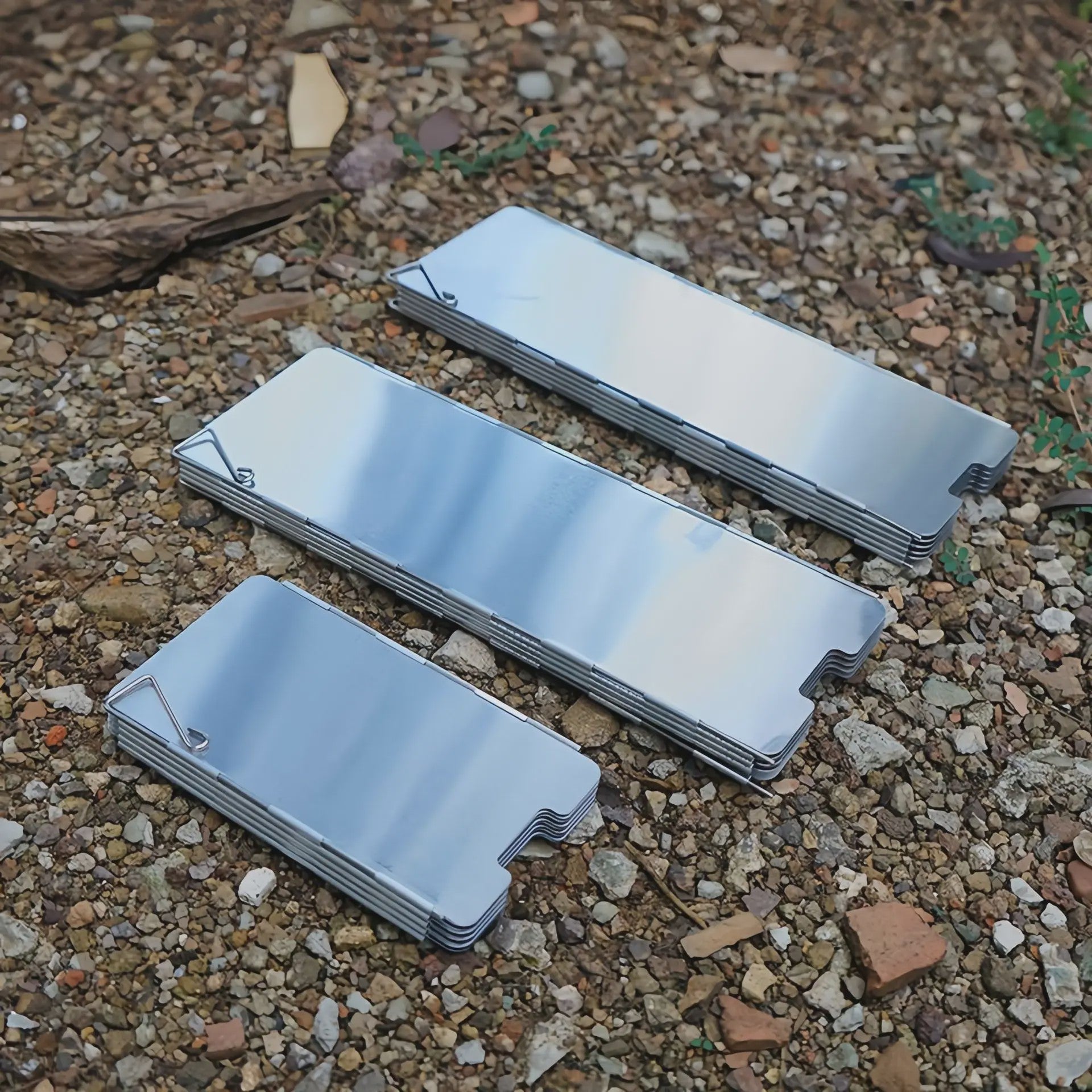 Opvouwbaar Aluminium Camping Gasfornuis Windscherm met Opbergzak