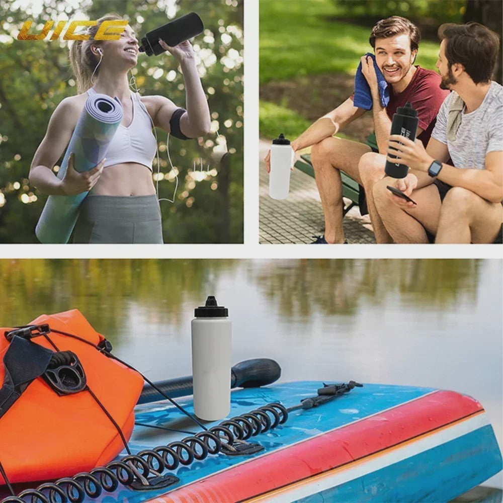 Set van 10x IJshockey Waterflessen 1000ml - BPA-vrij voor Teamsporten