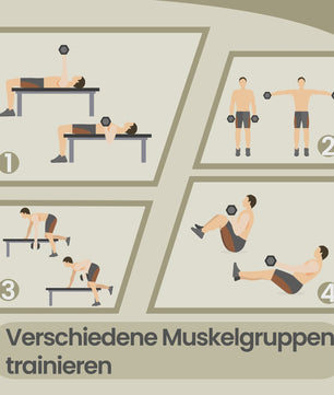Verstelbare Gietijzeren Halter Set - 20 kg