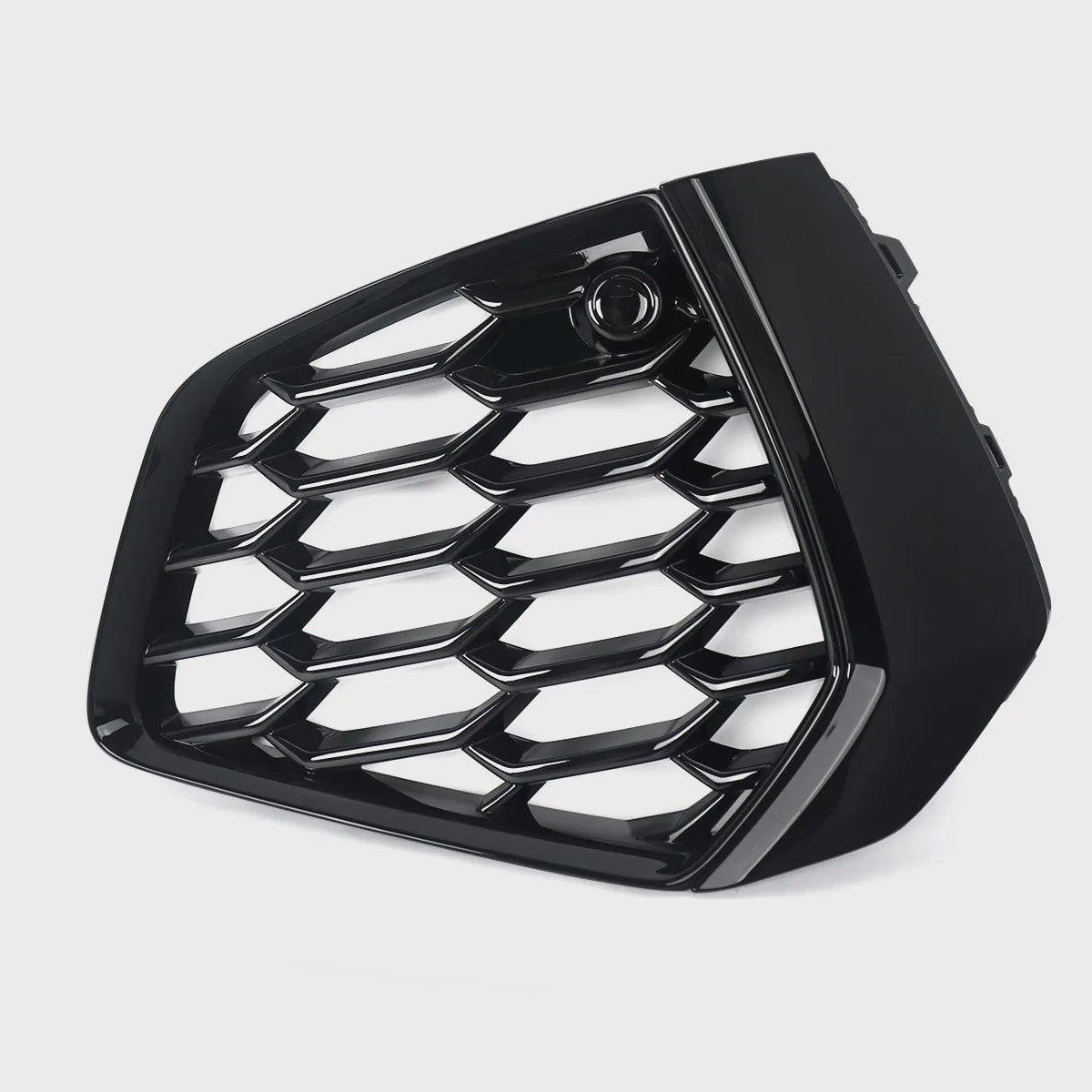 Glans Zwart Honeycomb Mistlamp Grille Covers voor Audi A3 S-line/S3 (2021-2023)
