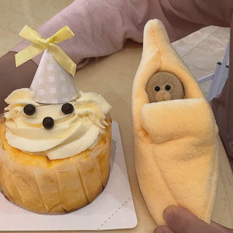 Schattige Aap Banaan Pluche Knuffel - Zacht, Kawaii Cadeau voor Kinderen en Tieners