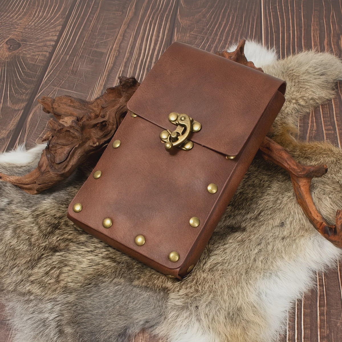 Middeleeuwse Riem Set met Corset, Pouch en Flesjes - Renaissance & Festival Accessoires