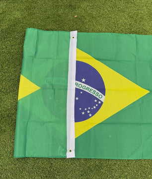 Braziliaanse Vlag 150x90cm - Duurzaam Polyester voor Binnen en Buiten
