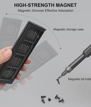 49-delige Precisie Schroevendraaierset - Magnetisch, Compact & Veelzijdig