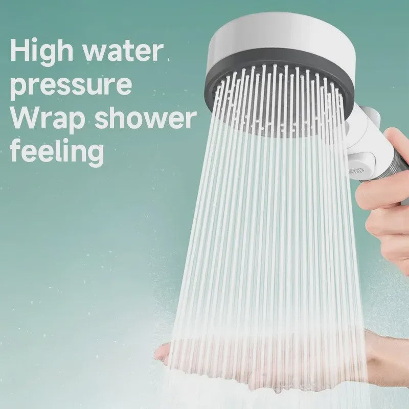 Luxe Douchekop met Waterfilter en 10 Waterstanden - Hoge Druk, Draagbaar & Eenvoudige Stop