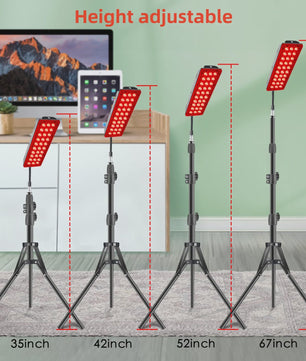 Professionele LED Roodlicht & Near-Infra Rood Therapie Lamp voor Gehele Lichaam & Gezicht