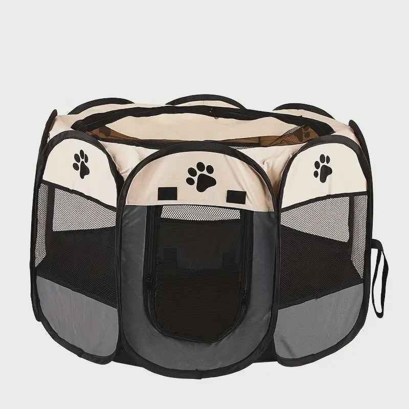 Octagonale Kattenren - Waterdicht & Krasbestendig - Opvouwbare Tent voor Kittens en Katten